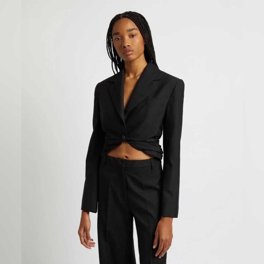 NWT Size S Christopher Esber Tornado single-breasted Blazer